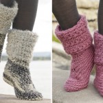 Crochet Two Beautiful Slippers