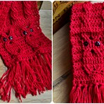 Crochet Owl Scarf