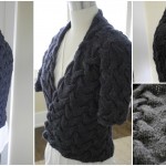 Knit Cable Wrap Cardigan