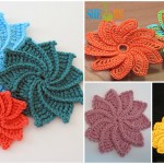 Crochet Spiral Flower