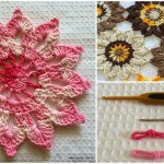 Crochet Flower Curtain