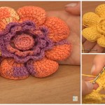 Crochet Flower With Cupped Petals