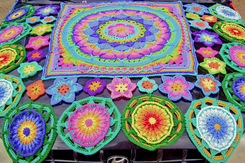 Crochet-Motifs-Yarn-bombed-Car-Sophies-Garden-and-Prince-Protea