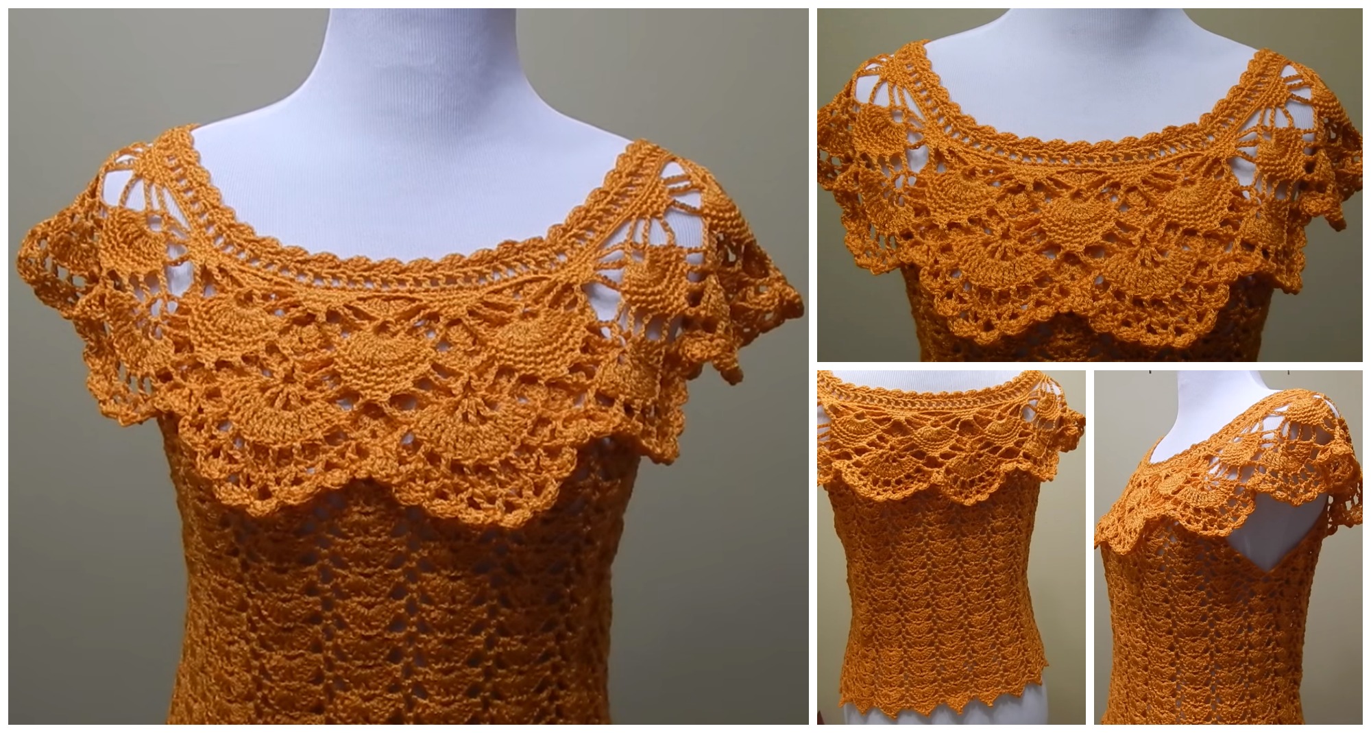 Crochet Woven Blouse