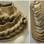 Knit Big Cable Cowl