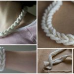Knit Cable Braided Band