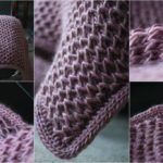 Knit Waffle Blanket