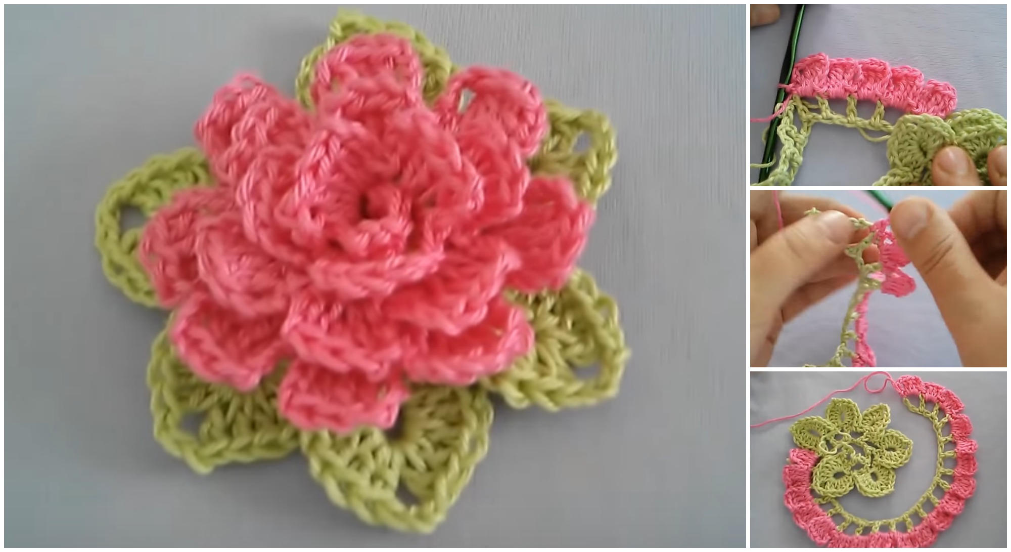 Crochet Pretty Rose - Pretty Ideas
