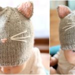Pretty Kitty Hat Knitting Pattern FREE