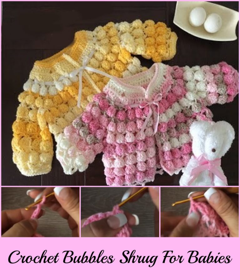 Crochet Bobbles Shrug For Babies Pretty Ideas