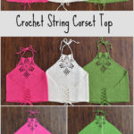 Crochet String Corset Top