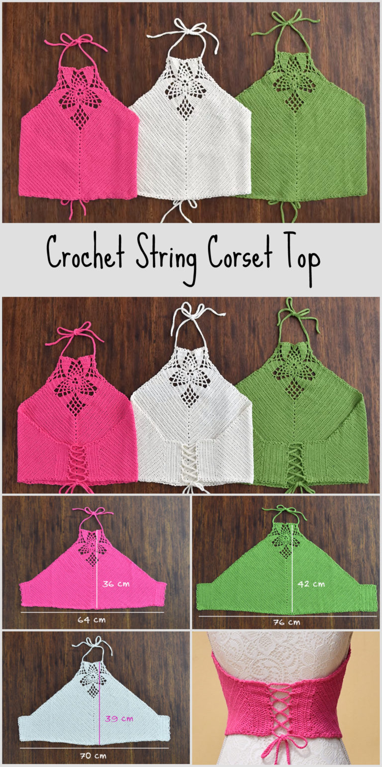 Crochet String Corset Top - Pretty Ideas