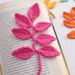 Crochet Beautiful Bookmark Leaves