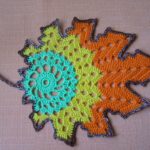 Crochet Colorful Leaves