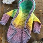 Crochet Hooded Cardigan