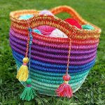 Ropey Rainbow Basket