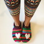 Crochet Heart & Sole Slippers