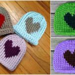 Crochet Quick Hat With Heart