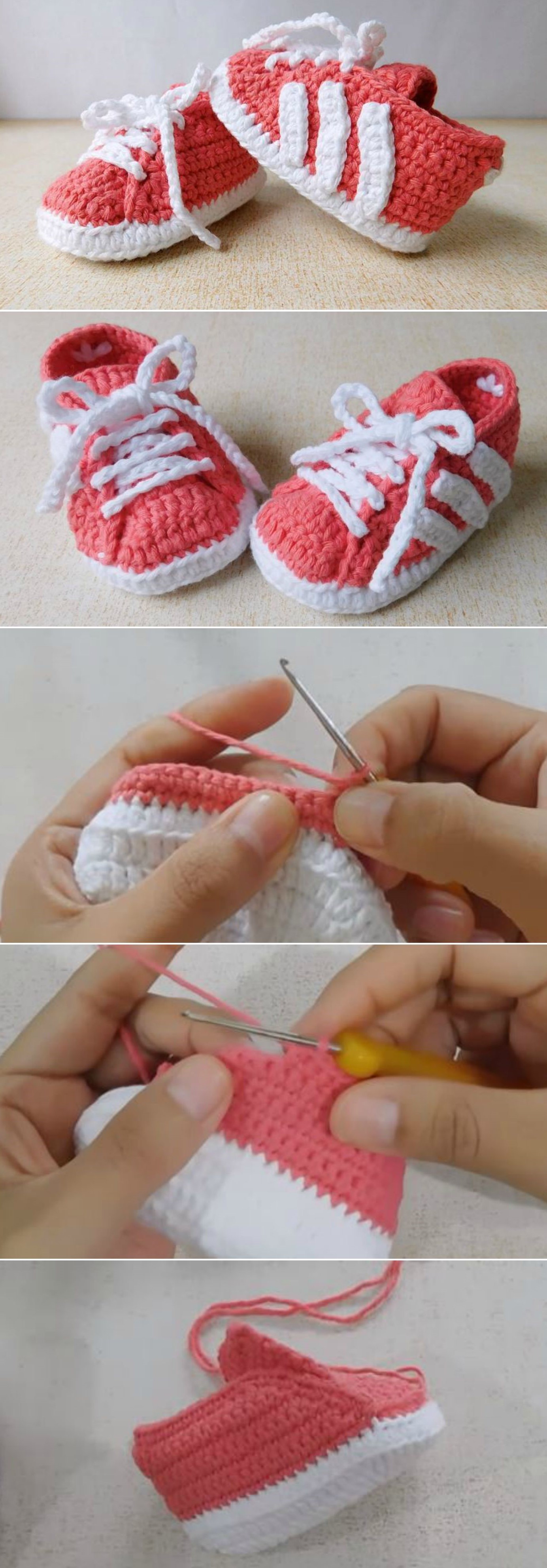 Crochet Adidas Booties