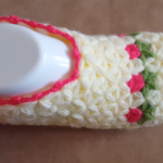Crochet Star Stitch Tulip Slippers