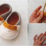 Crochet Simple Baby Booties