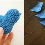 Knit Bluebird of Happiness