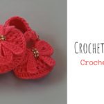Crochet Bow Slippers