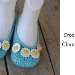 Crochet Chamomile Shoes