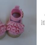Crochet Iris Baby Shoes