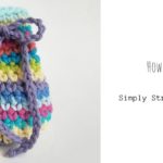 Crochet Simply Striped Drawstring