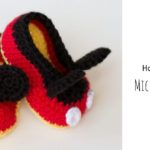 Crochet Mickey Mouse Booties