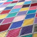 Crochet Harlequin blanket