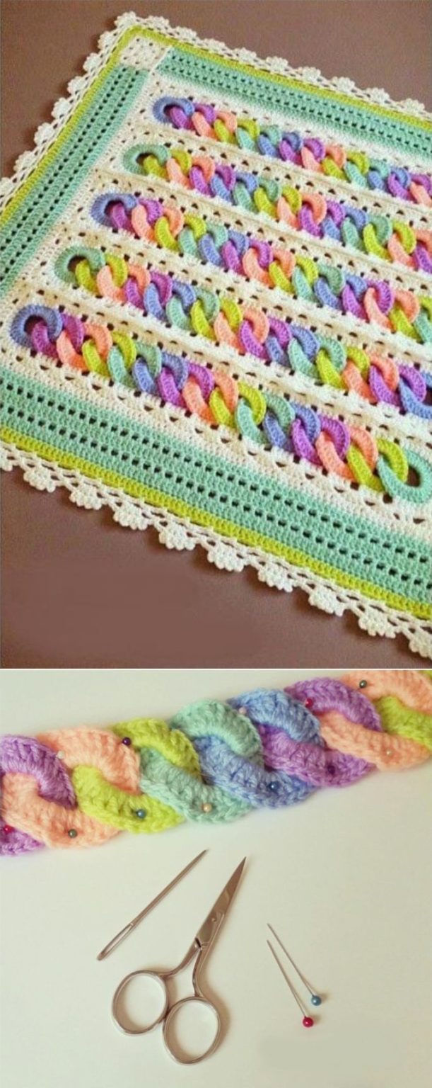 Crochet Rings Baby Blanket Pretty Ideas