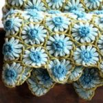 Crochet Daisy Flower Blanket