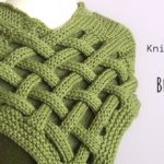 Knit Braided Celtic Knot Scarf