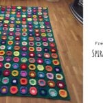 Crochet Spiral Flowers Blanket
