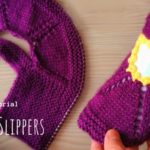 Knit Open Front Slippers