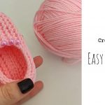 Crochet Easy Baby Slippers