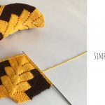 Knit Simple Slippers With Beads