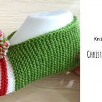 Knit Christmas Easy Slippers