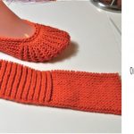 Knit One-piece Easy Slippers