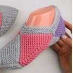 Knit Easy Granny Slippers