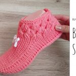 Knit Bow Slippers