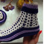 Knit Warm and Pretty Slippers