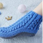 Knit Simple Braided Slippers
