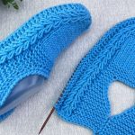 Knit Braided Boat Slippers
