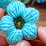 Filled Crochet Flower