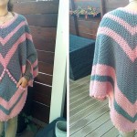 Crochet Poncho With a Pocket