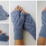 Fingerless Gloves “Leaves”