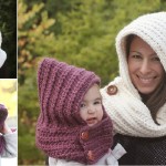 Hooded Crochet Cowl